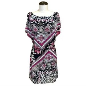 White House Black Market  Flutter Sleeve Empire Waist Stealth  Dress No Belt XS